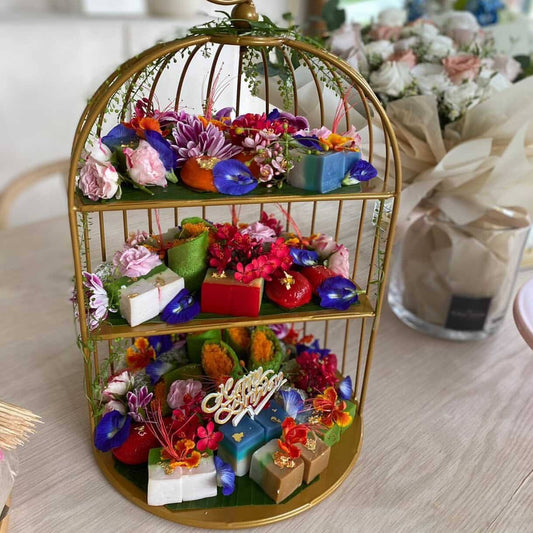 High Tea Bird Cage Nonya Kueh