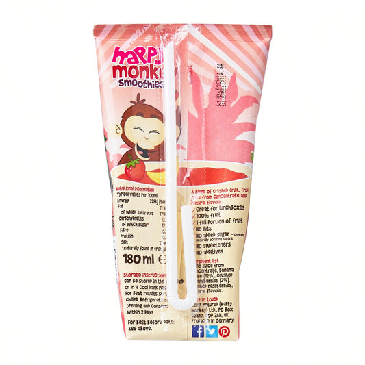 Happy Monkey Strawberry and Banana Smoothies