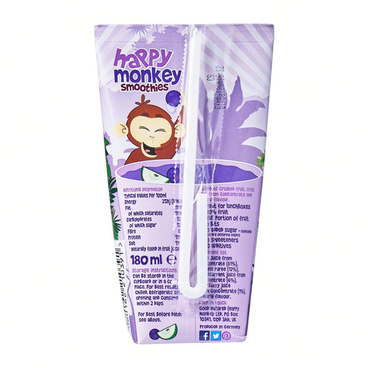 Happy Monkey Apple and Blackcurrant Smoothies