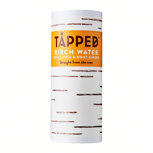 Tapped Pure Birch Water with Apple and Root Ginger