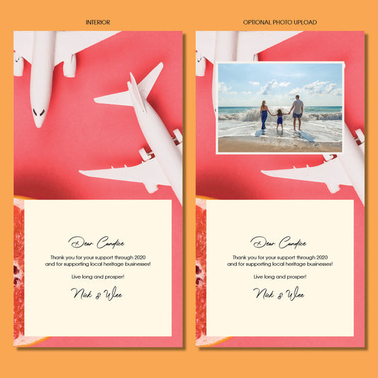 Bon Voyage - Flat lay passport