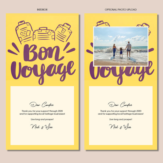 Copy of Bon Voyage - Yellow Flat Lay