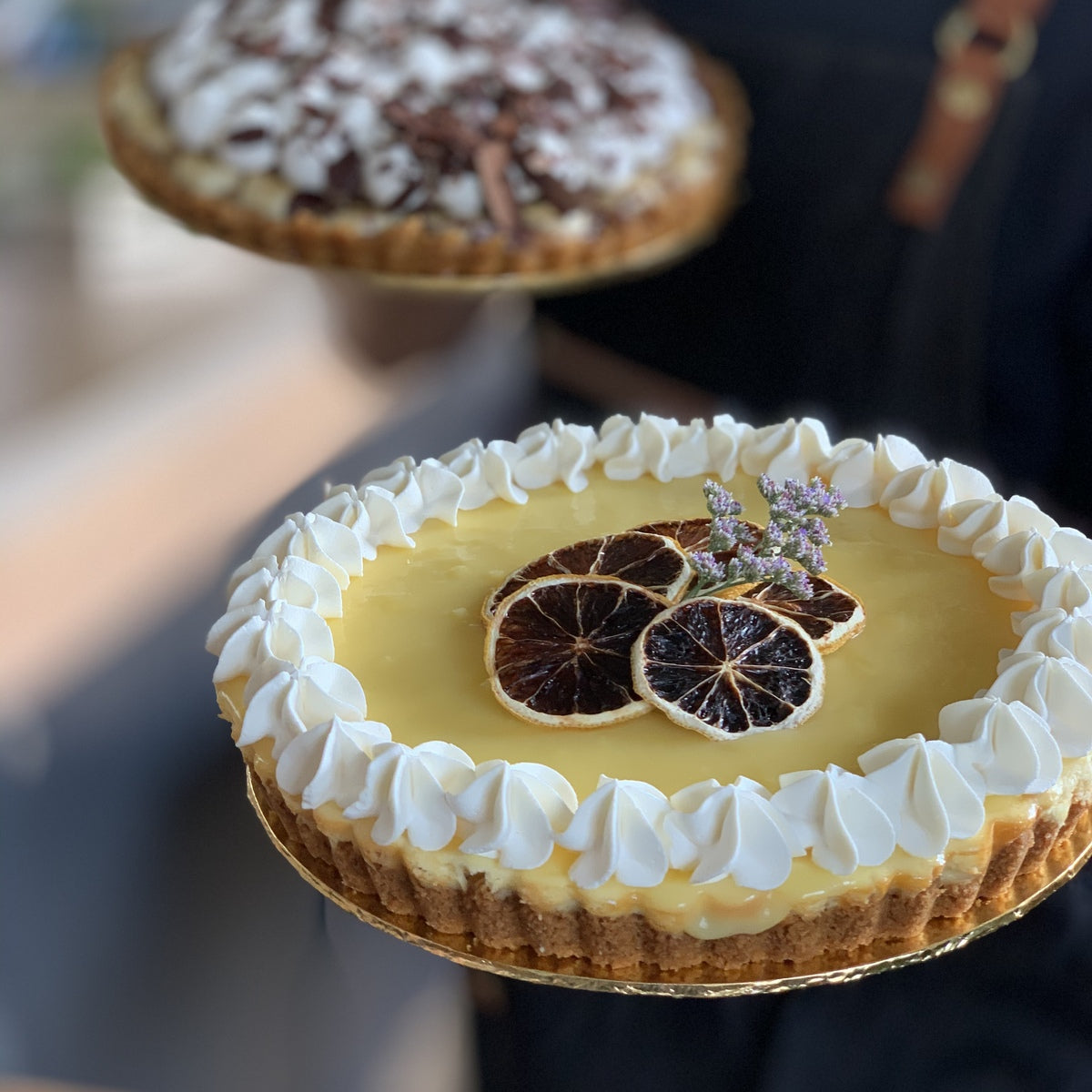 Classic Baked Lemon Cheesecake