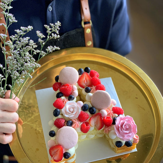 Monogram 'Custom Letter' cake