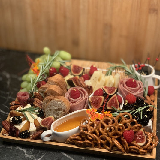 Figs Charcuterie Bamboo Platter