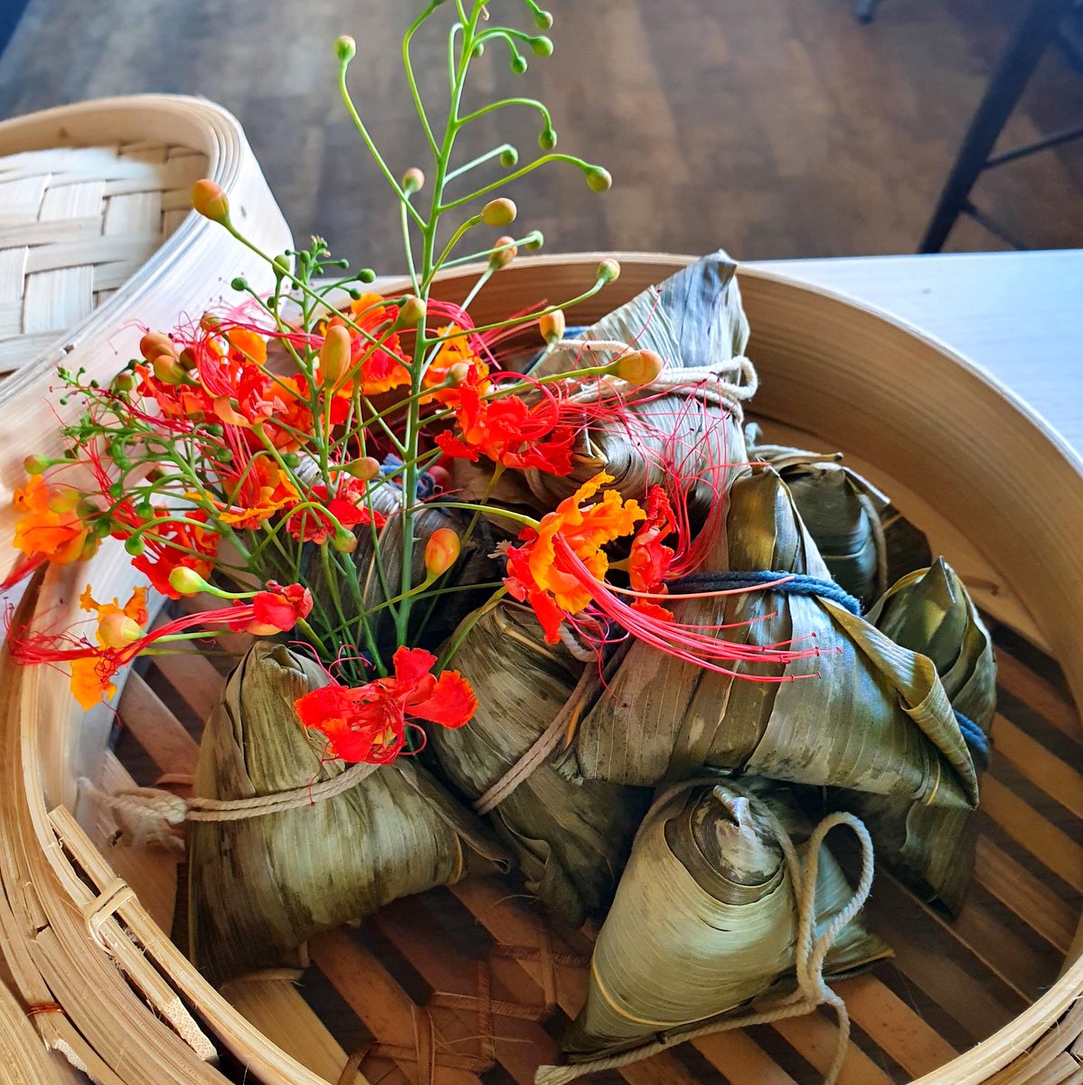 Nonya Rice Dumpling & Teochew Kueh Steamer Basket