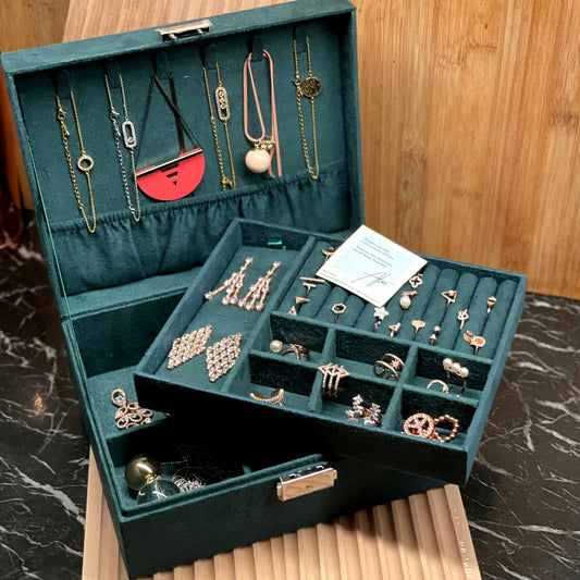 Atlas Handcrafted Jewelry Box Platter