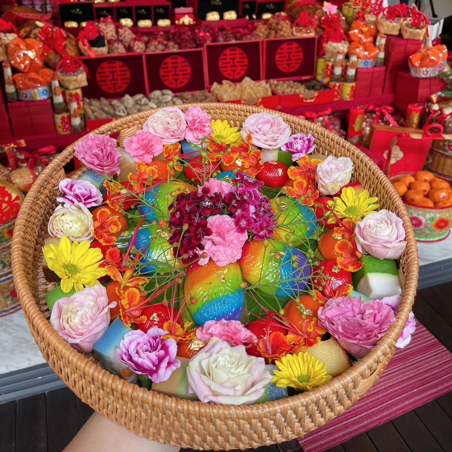 Rainbow Ang Ku Kueh Platter