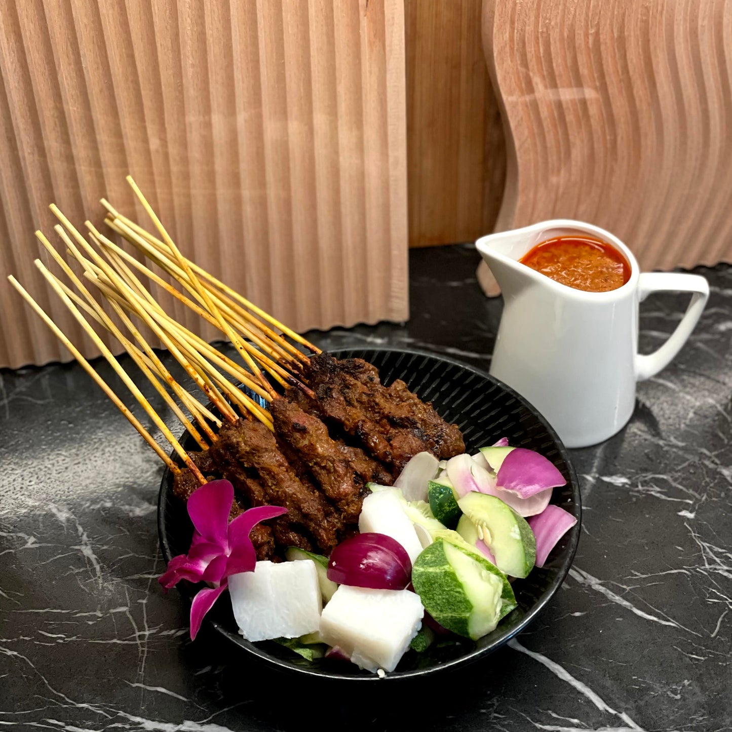 Satay Tradisional and Ketupat