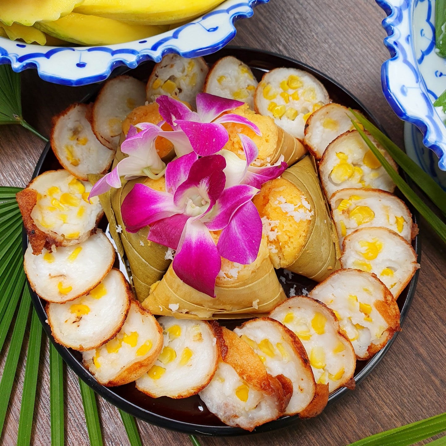 Coconut Rice Dumplings Platter ขนมครก (2-3 pax)