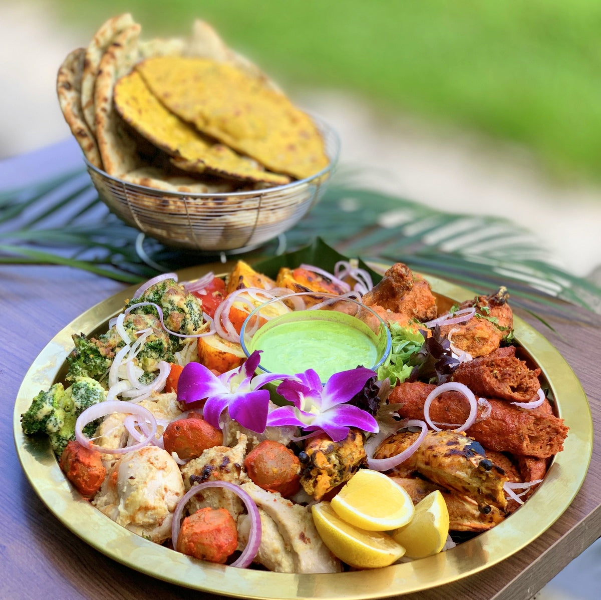 The 'Royal Tashtari' Tandoor Golden Platter
