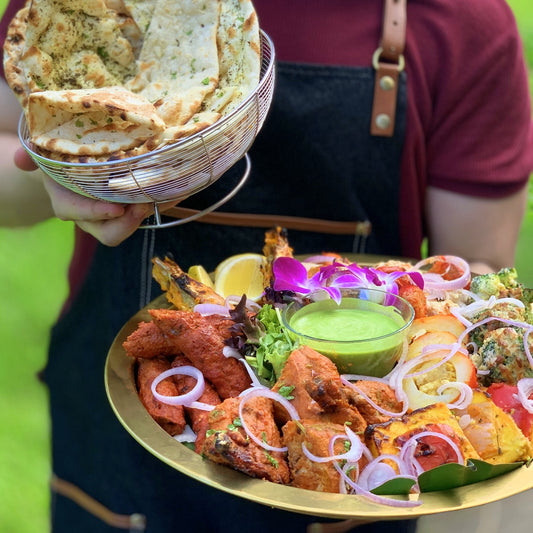 The 'Royal Tashtari' Tandoor Golden Platter