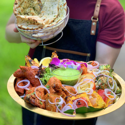 The 'Royal Tashtari' Tandoor Golden Platter