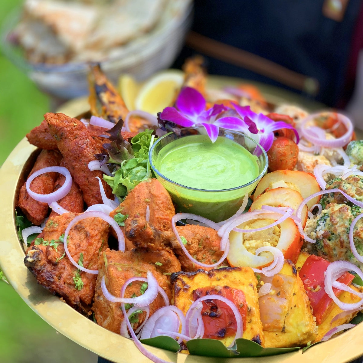 The 'Royal Tashtari' Tandoor Golden Platter