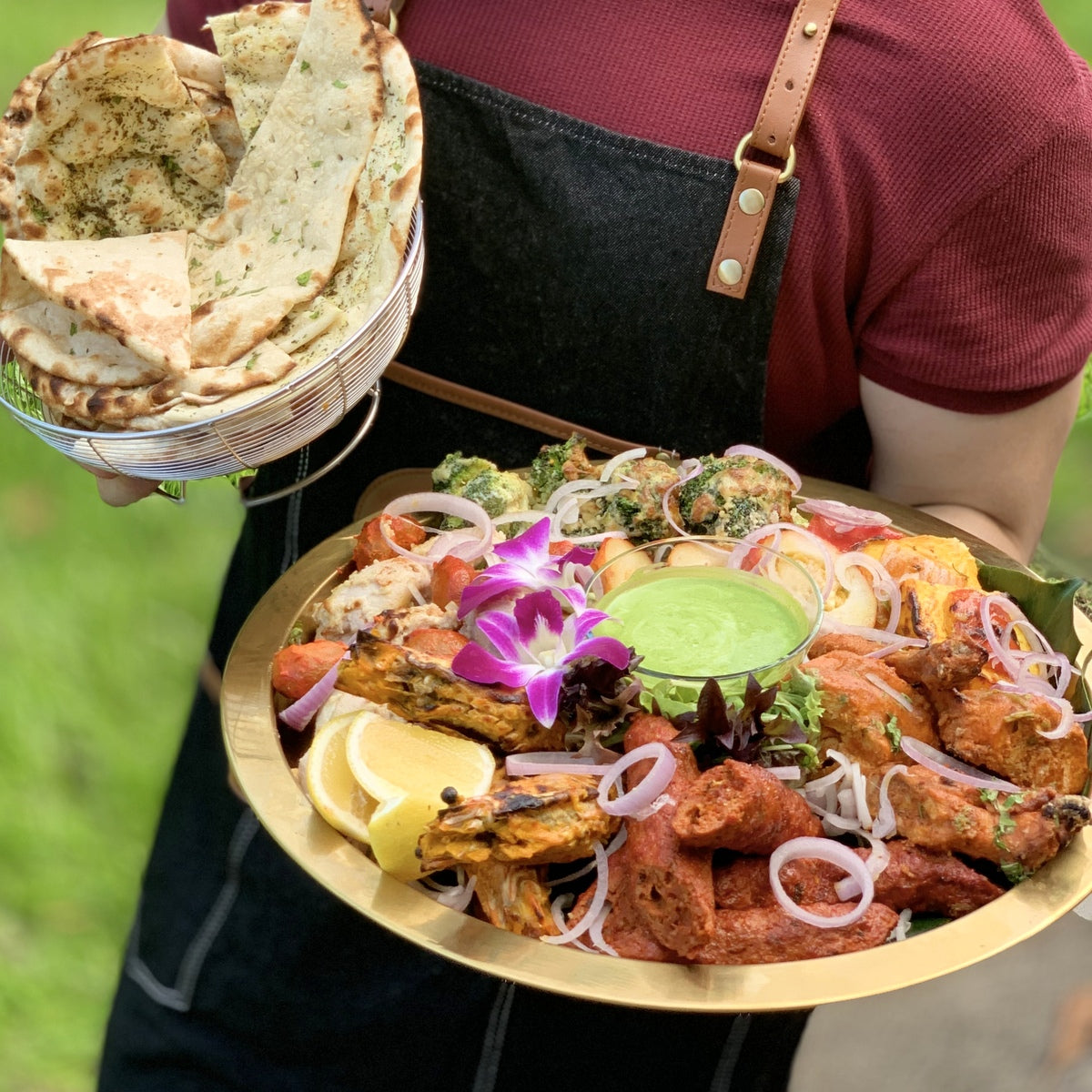 The 'Royal Tashtari' Tandoor Golden Platter