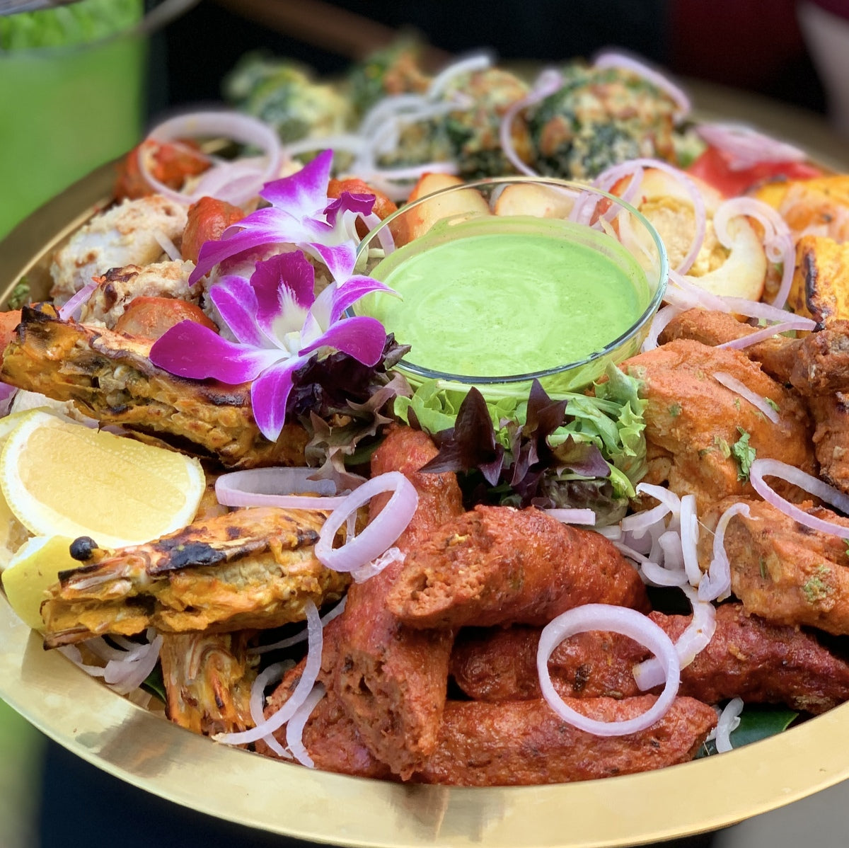 The 'Royal Tashtari' Tandoor Golden Platter