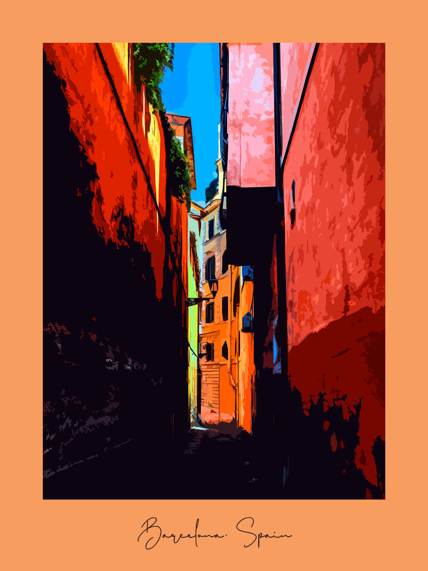 Barcelona, Spain Print