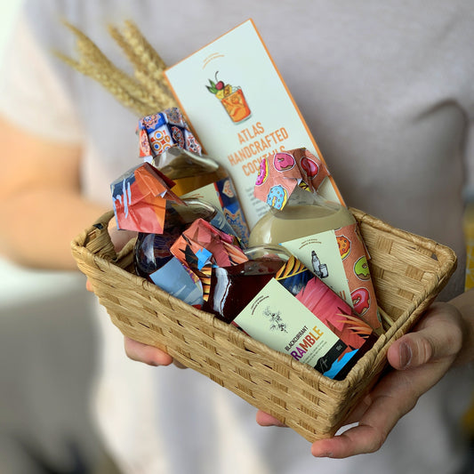 Basket of 4 Creative Cocktails