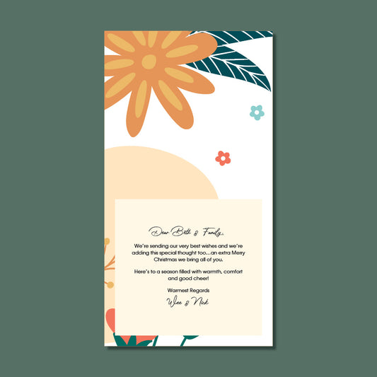 Birthday Card - Floral Birthday