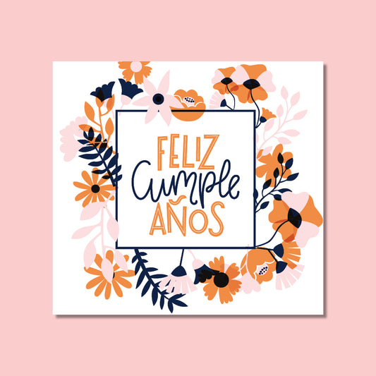 Birthday Card - Feliz Anos