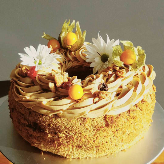 Coffee Creme Almond Chiffon