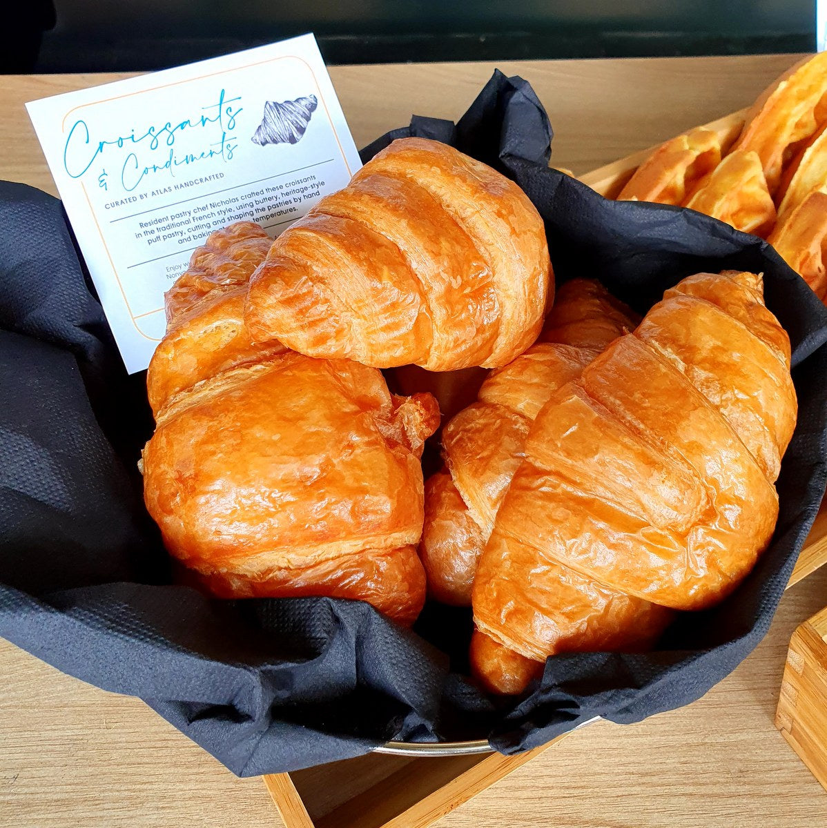 Croissant Breakfast Floating Tray Small