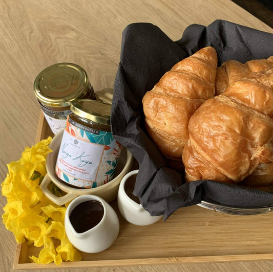 Croissant Breakfast Floating Tray Small