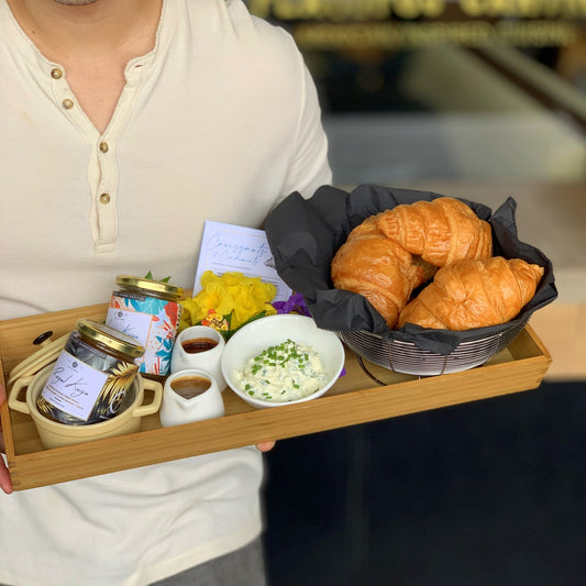 Croissants Breakfast Floating Tray