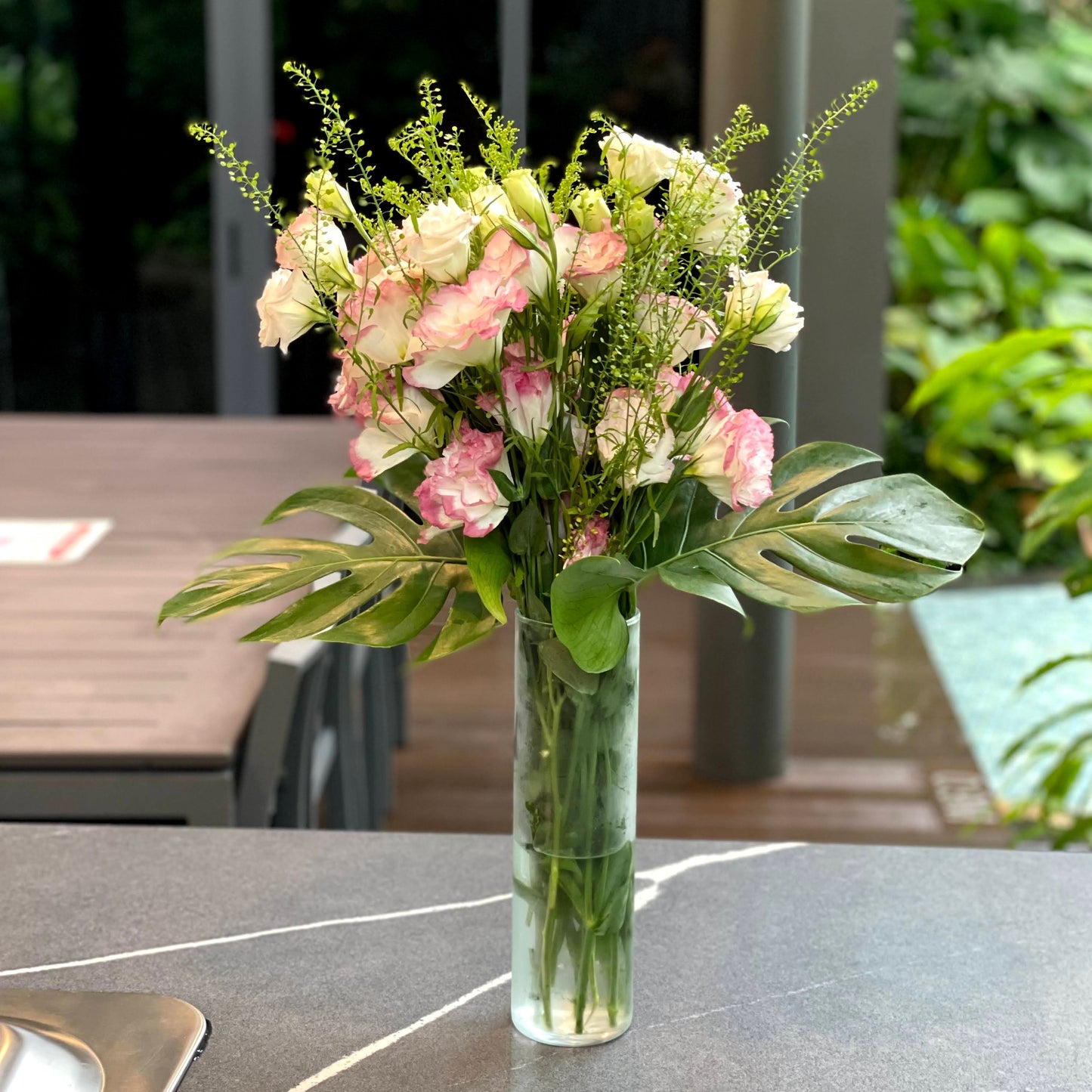 Eustoma Stand Tall Vase