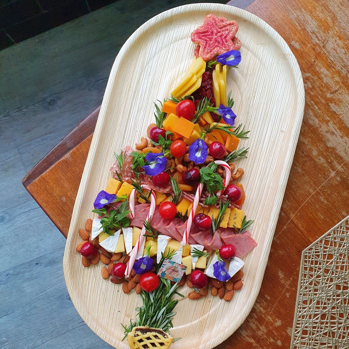 Ombré Bespoke Christmas Tree Charcuterie