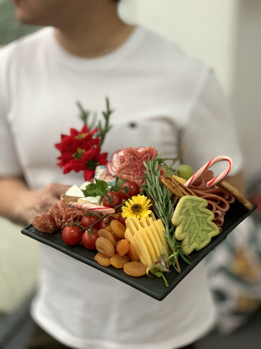 La Ceramica Cookies & Cheese Festive Platter