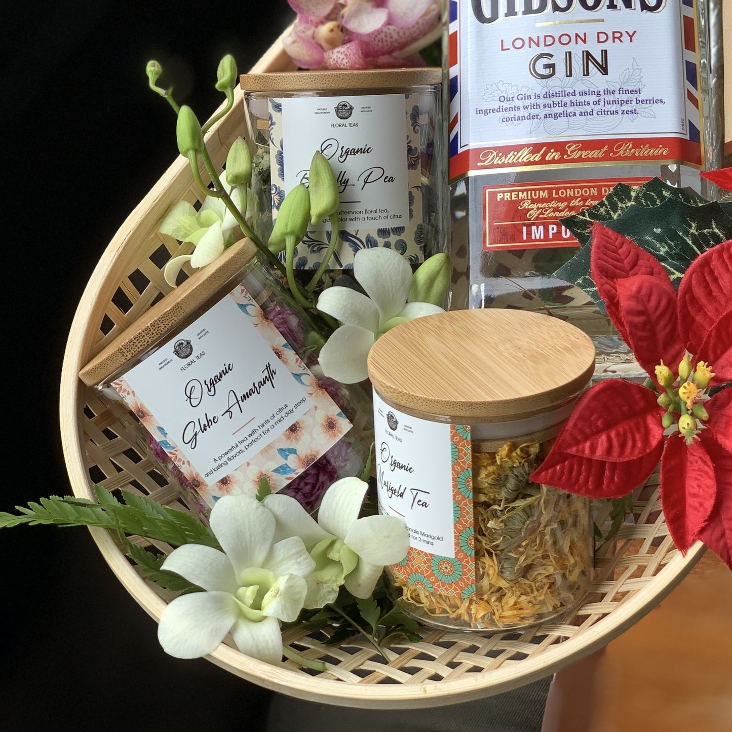 Gin & Floral Teas Mixology Hamper (Including Butterfly Pea)