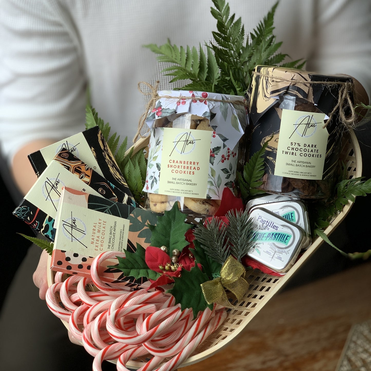 Candy Cane & Cookies Holiday Hamper