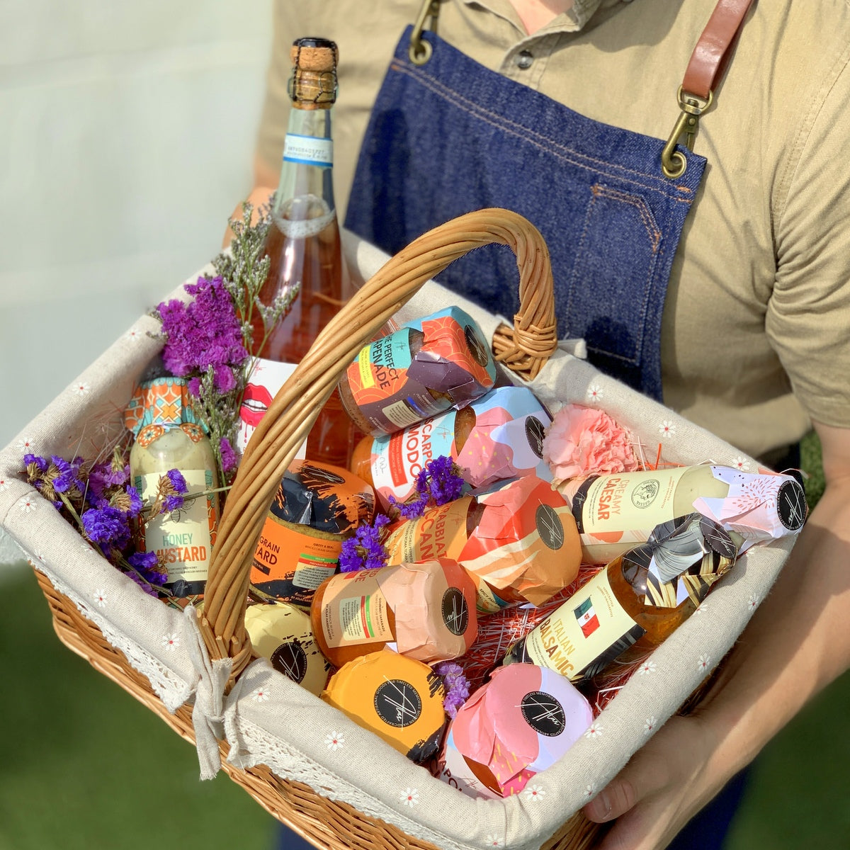 The Atlas Handcrafted Gourmet Picnic Gift Basket