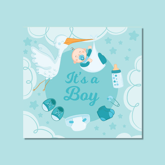 Gender Reveal - Blue Stork