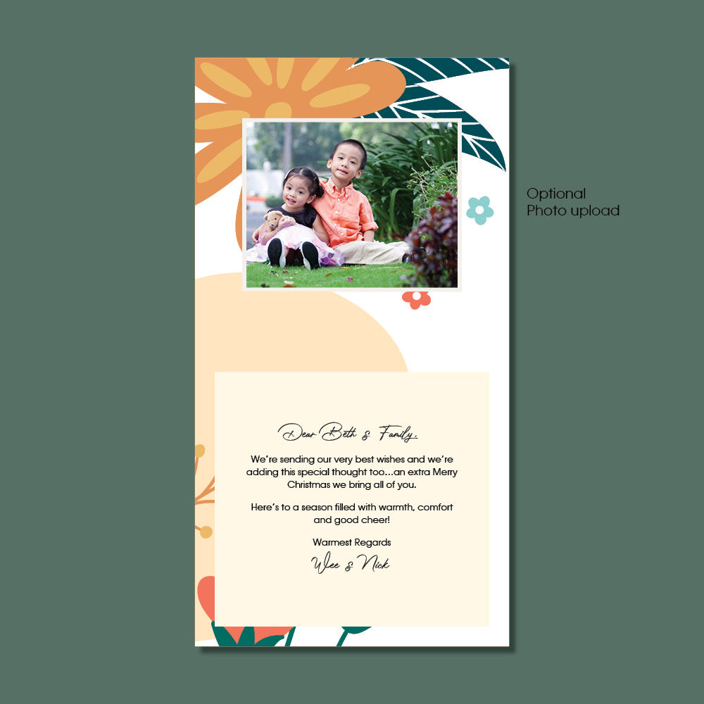 Birthday Card - Floral Birthday