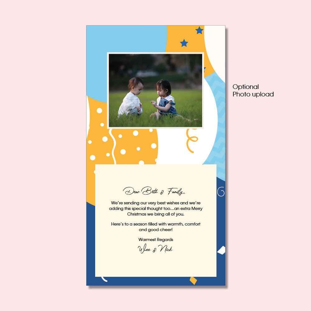 Birthday Card - Fancy Balloons