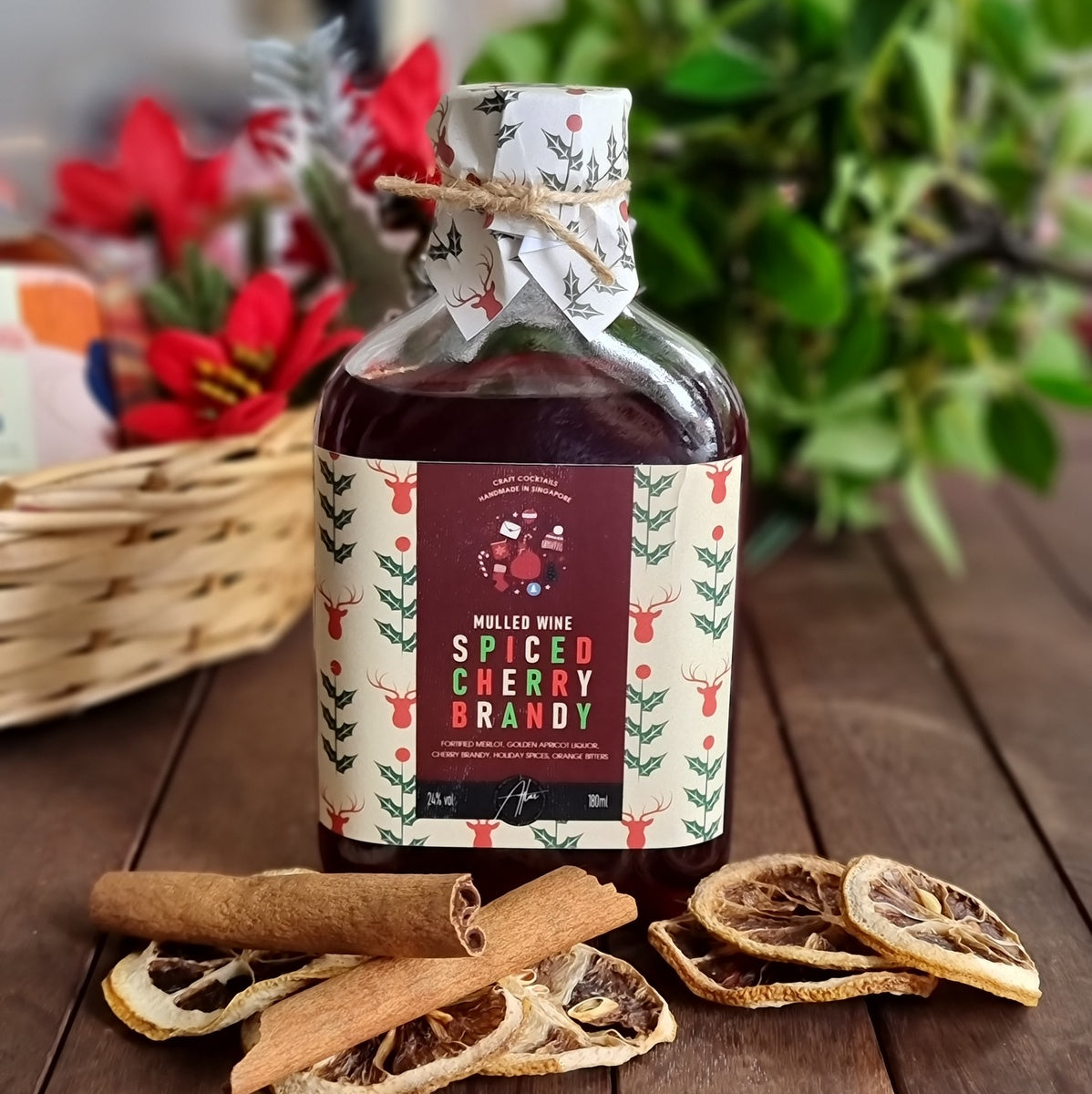 Mulled Wine Spiced Cherry Handcrafted Brandy Atlas –