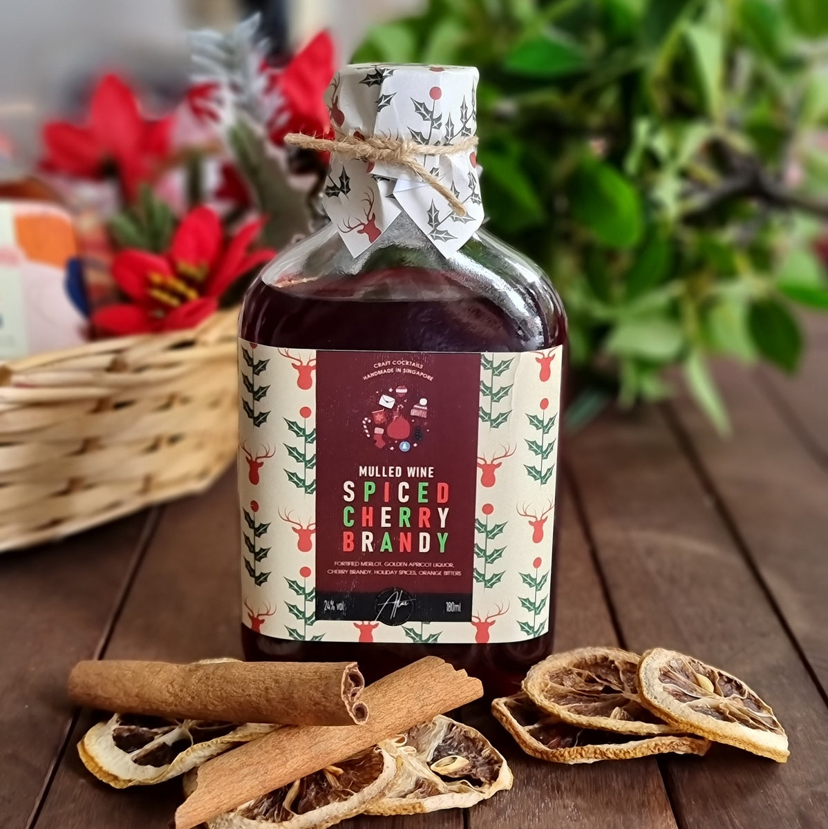 3 Bottled Festive Cocktails Gift Basket