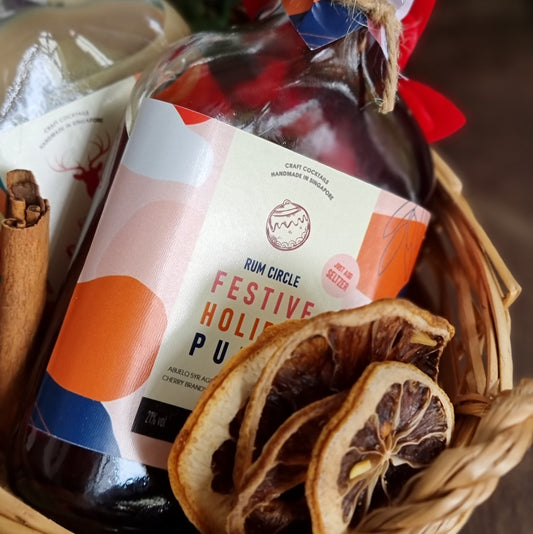 3 Bottled Festive Cocktails Gift Basket