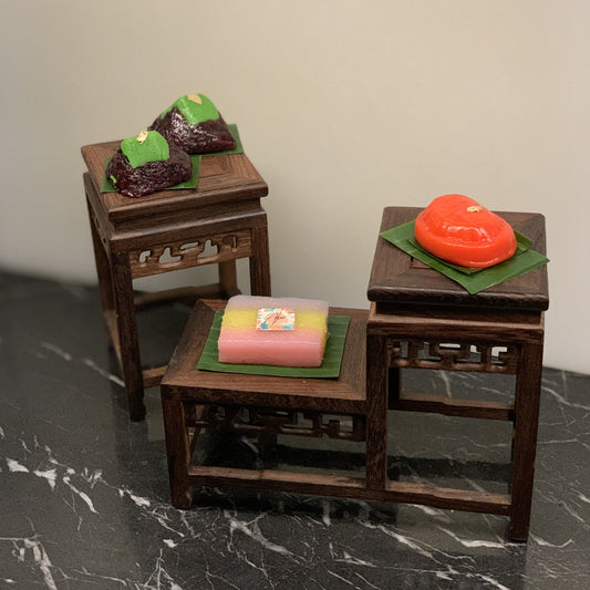 Nyonya Kueh Ornament Rosewood