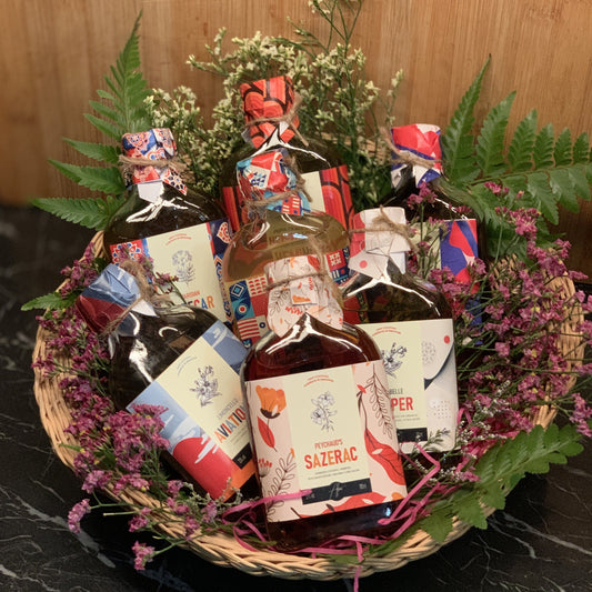 7 Bottled Cocktails Gift Basket