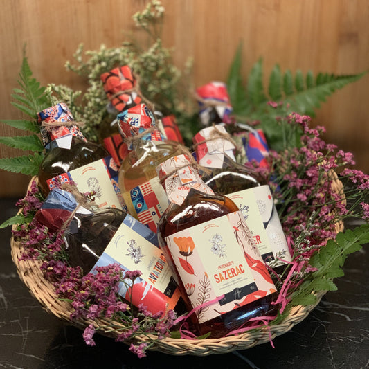 7 Bottled Cocktails Gift Basket