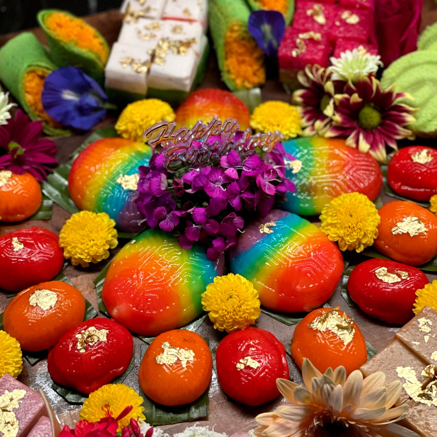 Rainbow Ang Ku Kueh Platter