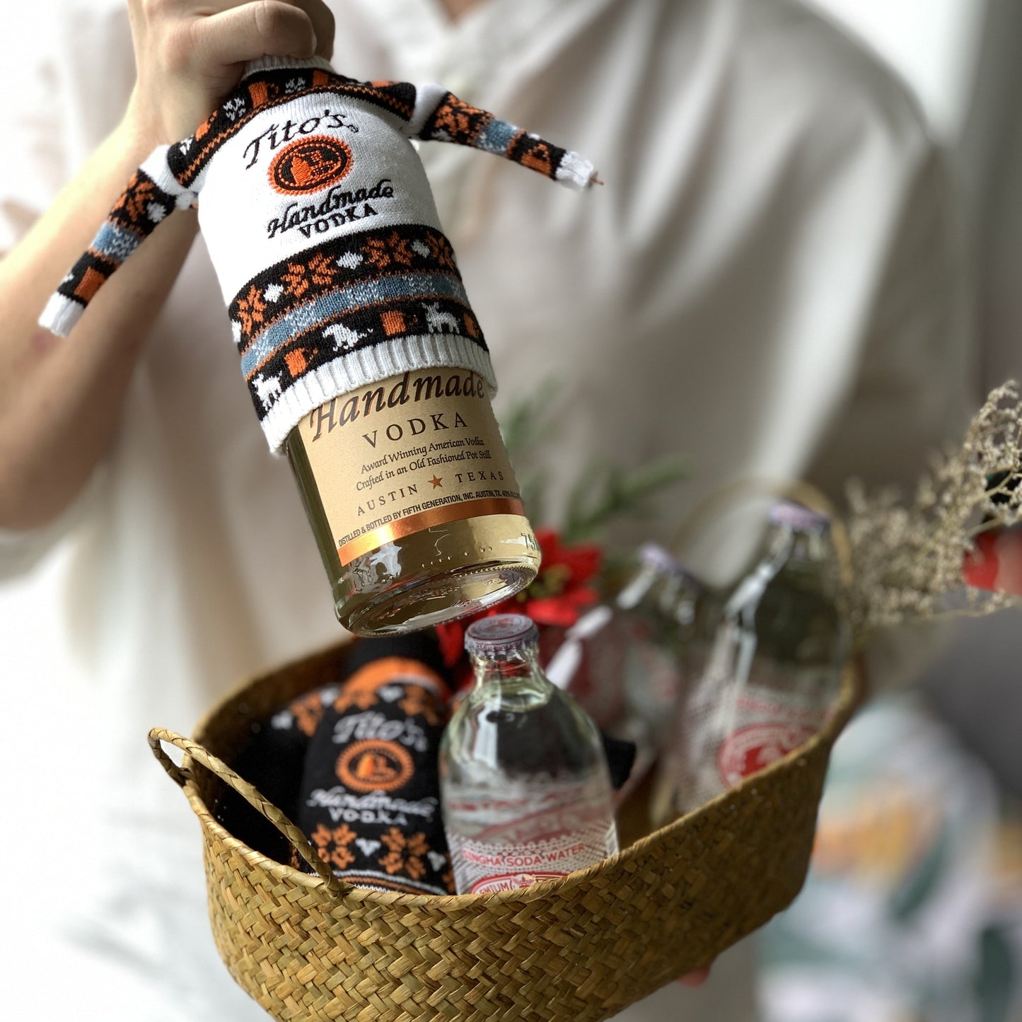 Tito's Handmade Vodka Tonic Christmas Hamper