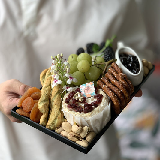 Soft Cheeses Lacquered Platter