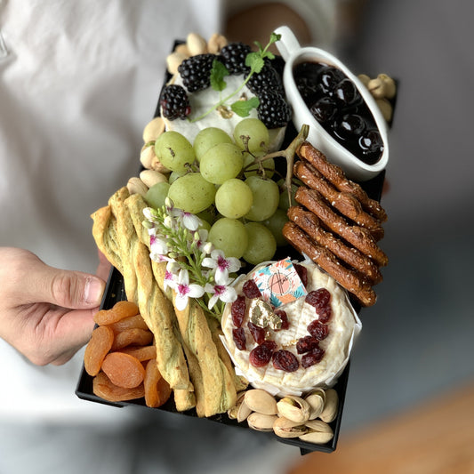 Soft Cheeses Lacquered Platter