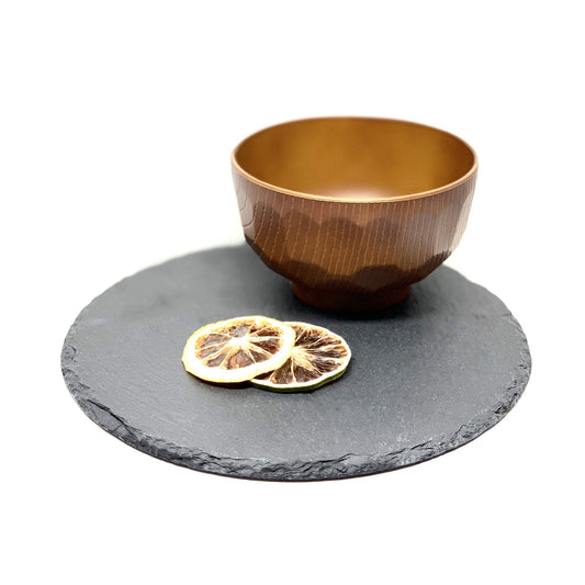 Atlas Round Slate Plate