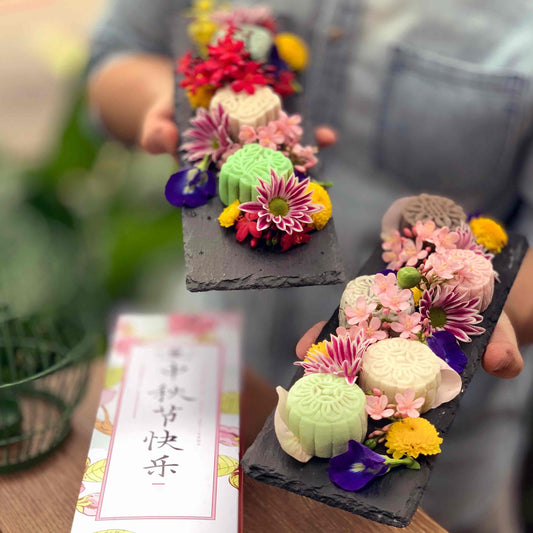 Snowskin Mooncakes Double Slates Boxes