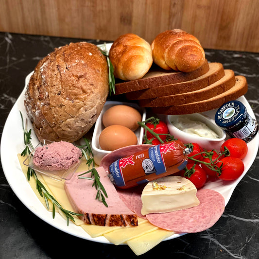 German Breakfast Spread